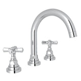 Rohl - San GiovanniE Widespread Lavatory Faucet With C-Spout - Polished Chrome