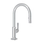 Rohl - Graceline Pull-Down Bar/Food Prep Kitchen Faucet With C-Spout - Polished Chrome