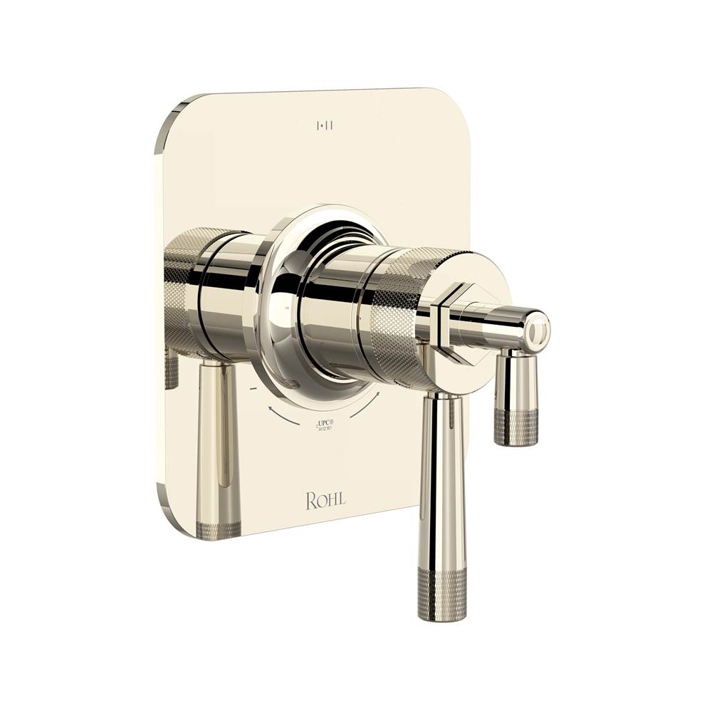 Rohl - Graceline 1/2'' Therm & Pressure Balance Trim With 3 Functions - Polished Nickel