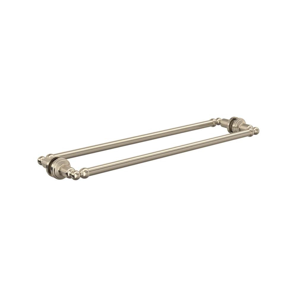 Rohl - 24'' Shower Door Pull Handle - Satin Nickel