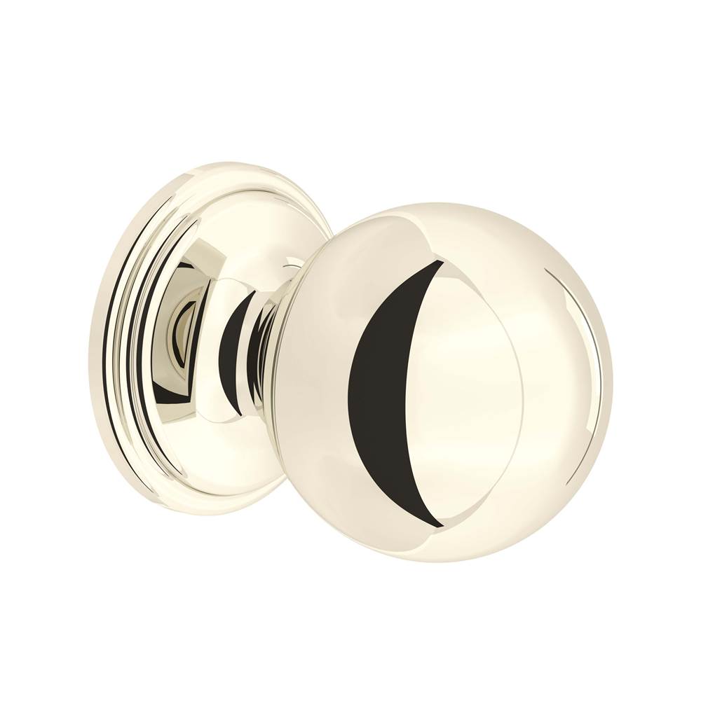 Rohl - Large Rounded Drawer Pull Knobs - Set of 5 - Polished Nickel