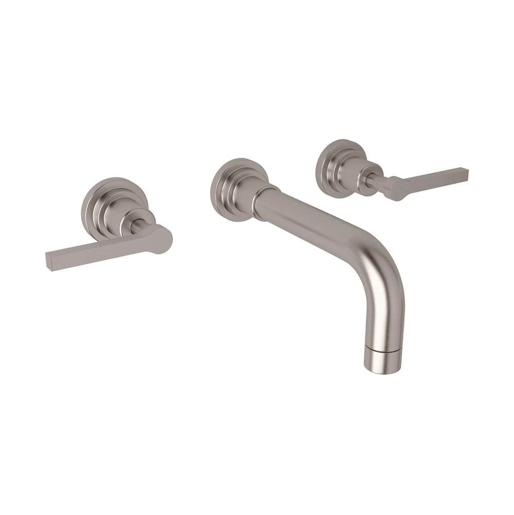 Rohl - Lombardia Wall Mount Lavatory Faucet Trim - Tuscan Brass