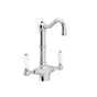 Rohl - Acqui Two Handle Bar/Food Prep Kitchen Faucet - Polished Chrome