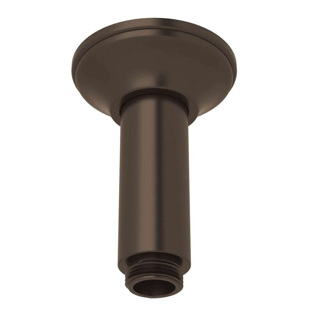 Rohl - 4'' Ceiling Mount Shower Arm - Tuscan Brass