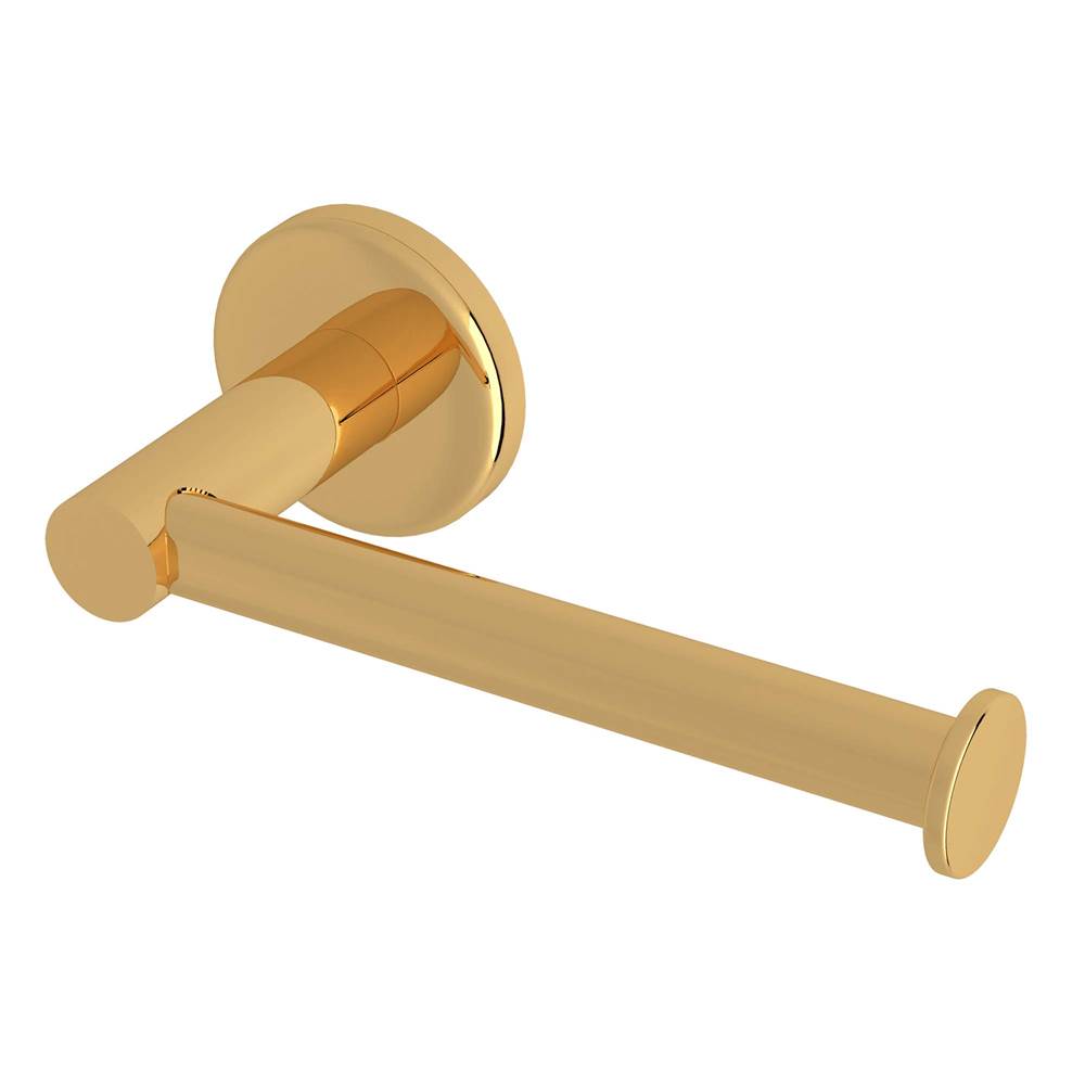 Rohl - Lombardia Toilet Paper Holder - Unlacquered Brass