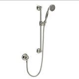 Rohl - Handshower Set With 22'' Slide Bar and Single Function Handshower - Polished Nickel