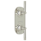 Rohl - Graceline 1/2'' Thermostatic Trim With Diverter - Polished Nickel