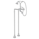 Rohl - Floor Mount Tub Filler - Polished Chrome