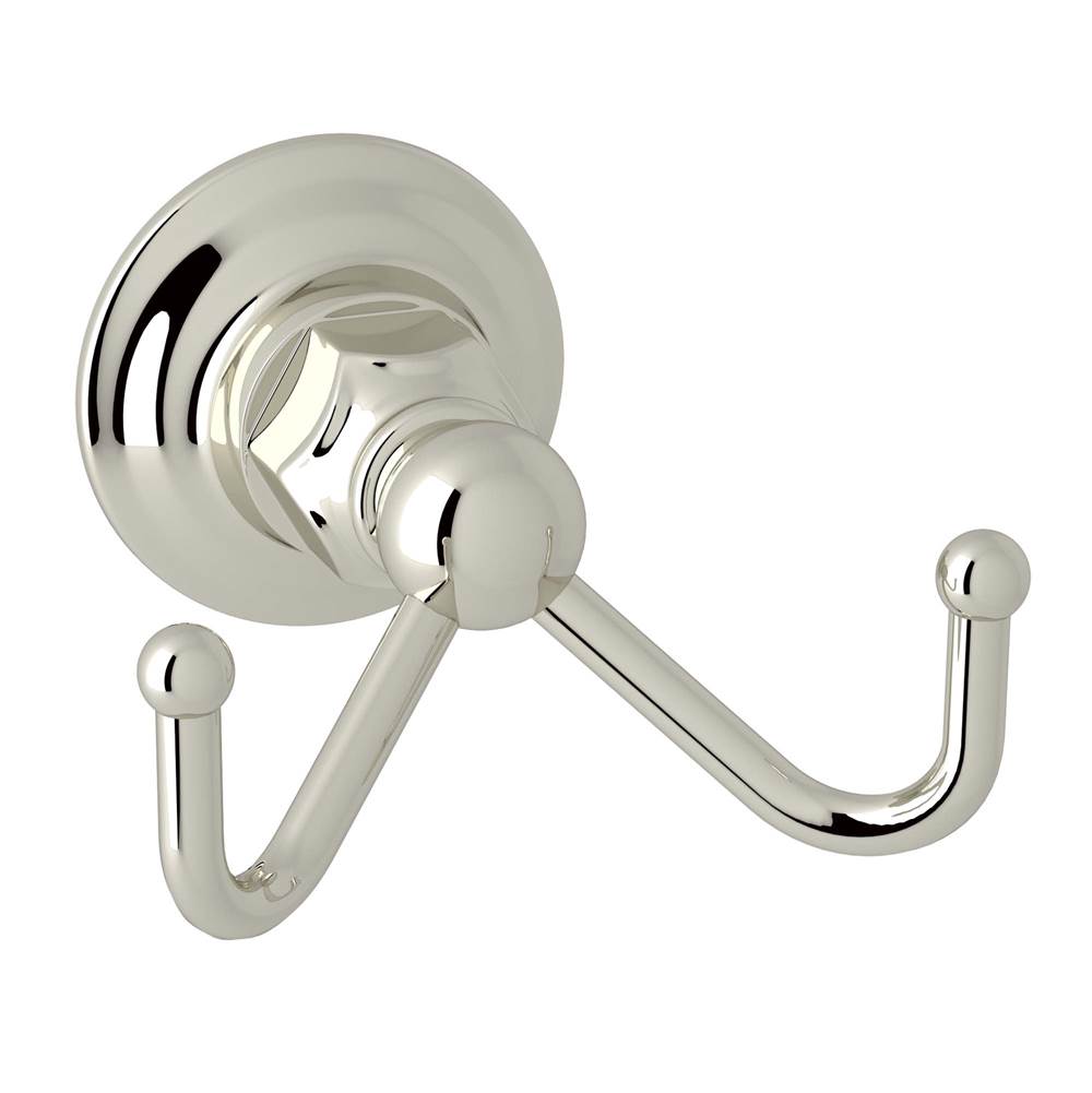 Rohl - Double Robe Hook - Polished Nickel