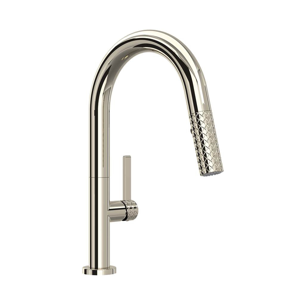 Rohl - TenerifeE Pull-Down Bar/Food Prep Kitchen Faucet - Polished Nickel