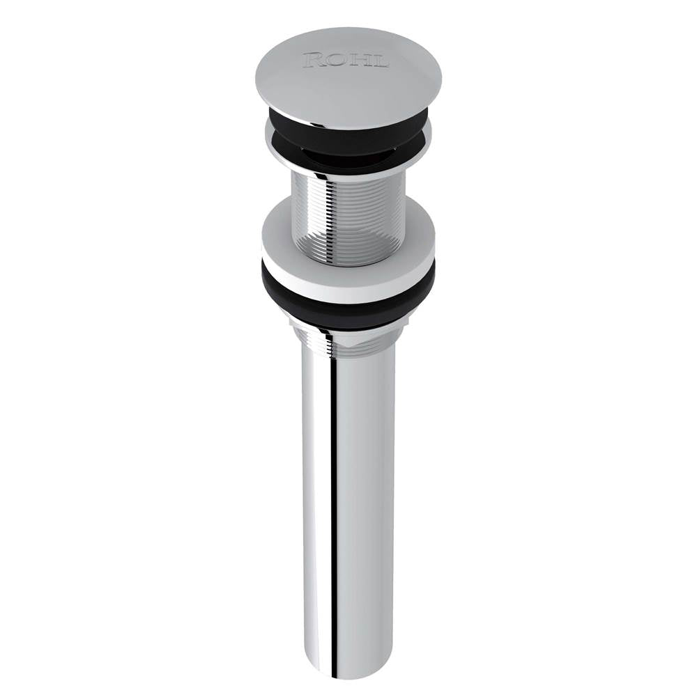 Rohl - Lavatory Push Drain Without Overflow - Polished Chrome