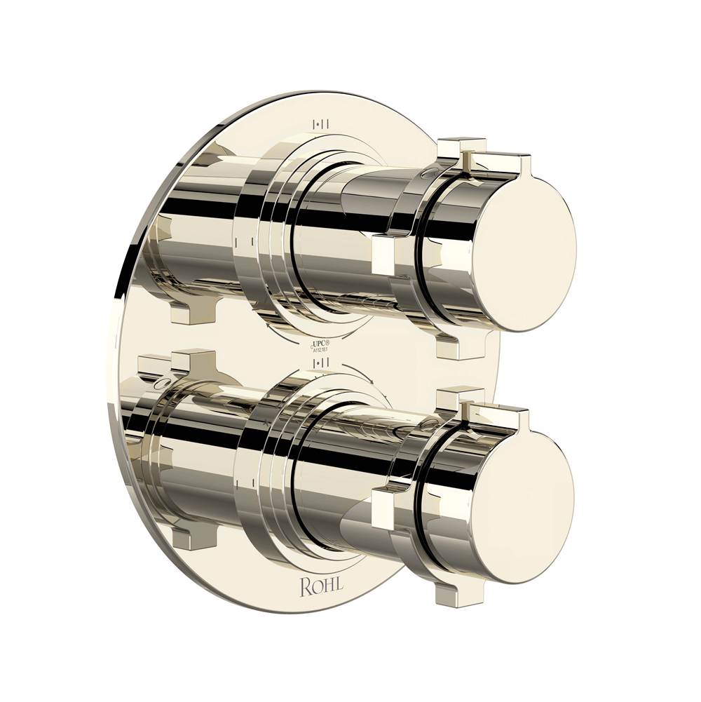 Rohl - Lombardia 3/4'' Therm & Pressure Balance Trim With 6 Functions - Polished Nickel
