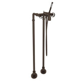 Rohl - CampoE Floor Mount Tub Filler - Tuscan Brass