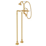 Rohl - Floor Mount Tub Filler - Italian Brass
