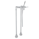 Rohl - CampoE Floor Mount Tub Filler - Polished Chrome