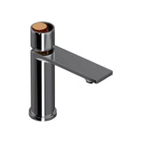 Rohl - EclissiE Single Handle Lavatory Faucet - Polished Chrome With Satin Gold