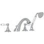 Rohl - Acqui 4-Hole Deck Mount Tub Filler - Polished Chrome