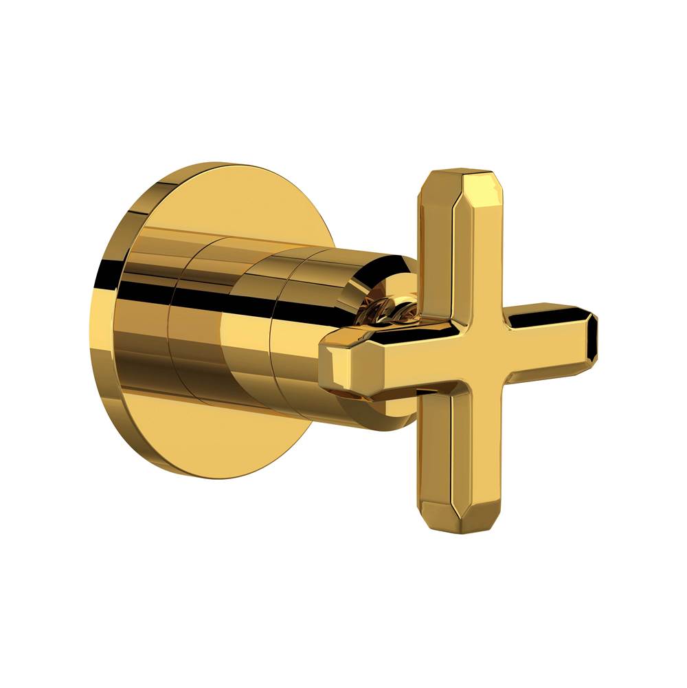 Rohl - ApothecaryE Trim For Volume Control And Diverter - Unlacquered Brass