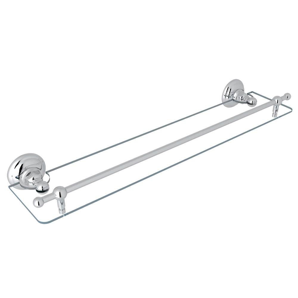 Rohl - Wall Mount Towel Shelf - Polished Chrome