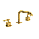 Rohl - ApothecaryE Widespread Lavatory Faucet With U-Spout - Unlacquered Brass