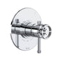 Rohl - CampoE 1/2'' Therm & Pressure Balance Trim With 3 Functions - Polished Chrome