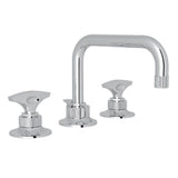 Rohl - Graceline Widespread Lavatory Faucet With U-Spout - Polished Chrome