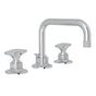 Rohl - Graceline Widespread Lavatory Faucet With U-Spout - Polished Chrome