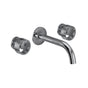Rohl - EclissiE Wall Mount Lavatory Faucet Trim With C-Spout - Polished Chrome