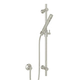 Rohl - Handshower Set With 30'' Slide Bar and Single Function Handshower - Polished Nickel
