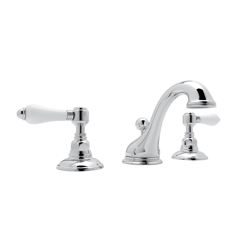 Rohl - Acqui Widespread Lavatory Faucet With Low Spout - Polished Chrome