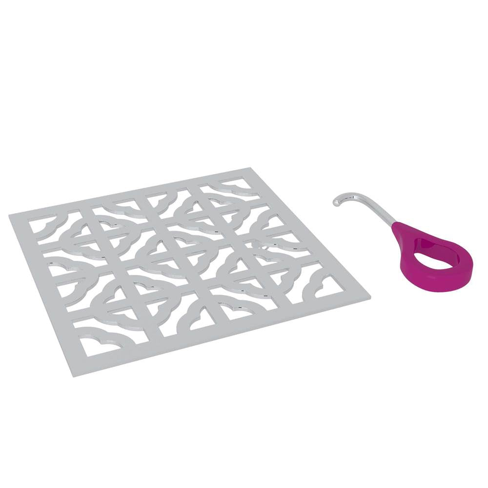 Rohl - Petal Decorative Drain Cover - Polished Chrome