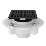 Rohl - PVC 2'' X 3'' Drain Kit With 3146 Petal Decorative Cover - Matte Black