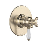 Rohl - 1/2'' Therm & Pressure Balance Trim With 3 Functions - Satin Nickel