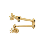 Rohl - Pot Filler - Unlacquered Brass