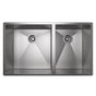 Rohl - ForzeE 31'' Double Bowl Stainless Steel Kitchen Sink - Brushed Stainless Steel