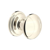 Rohl - Small Button Drawer Pull Knobs - Set of 5 - Polished Nickel
