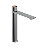 Rohl - EclissiE Single Handle Tall Lavatory Faucet - Polished Chrome With Satin Gold