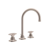 Rohl - Graceline Widespread Lavatory Faucet With C-Spout - Satin Nickel