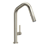 Rohl - TenerifeE Pull-Down Kitchen Faucet With U-Spout - Polished Nickel