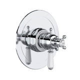 Rohl - EdwardianE 1/2'' Therm & Pressure Balance Trim With 2 Functions - Polished Chrome
