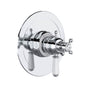 Rohl - EdwardianE 1/2'' Therm & Pressure Balance Trim With 2 Functions - Polished Chrome