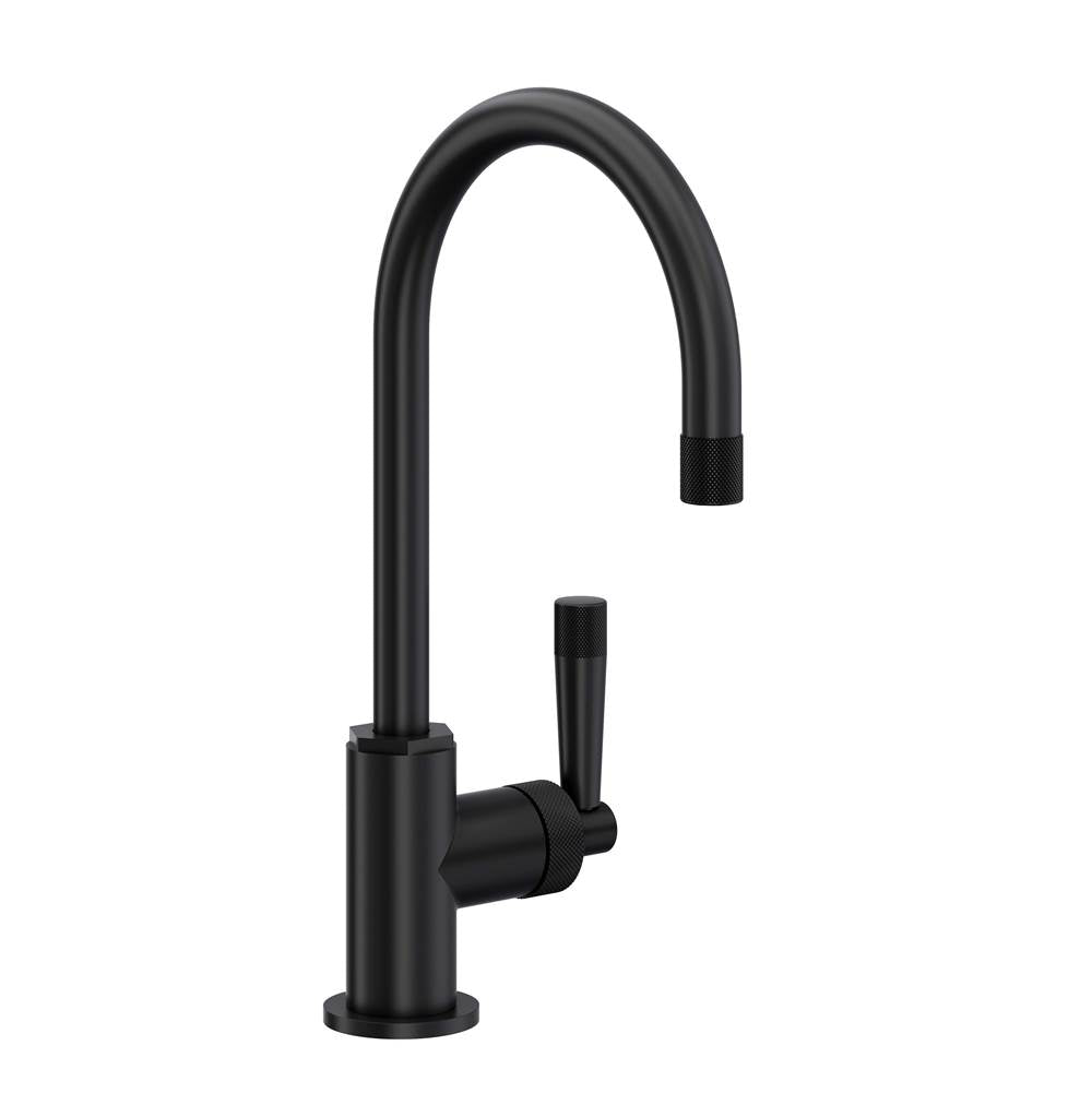 Rohl - Graceline Bar/Food Prep Kitchen Faucet With C-Spout - Matte Black