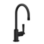 Rohl - Graceline Bar/Food Prep Kitchen Faucet With C-Spout - Matte Black