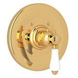 Rohl - 3/4'' Thermostatic Trim Without Volume Control - Unlacquered Brass