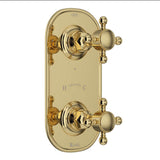 Rohl - 1/2'' Thermostatic Trim With Diverter - Unlacquered Brass