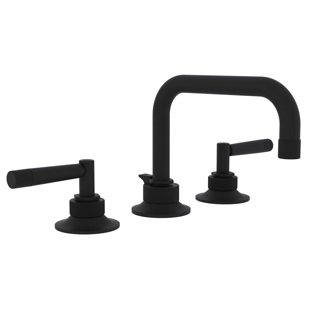 Rohl - Graceline Widespread Lavatory Faucet With U-Spout - Matte Black