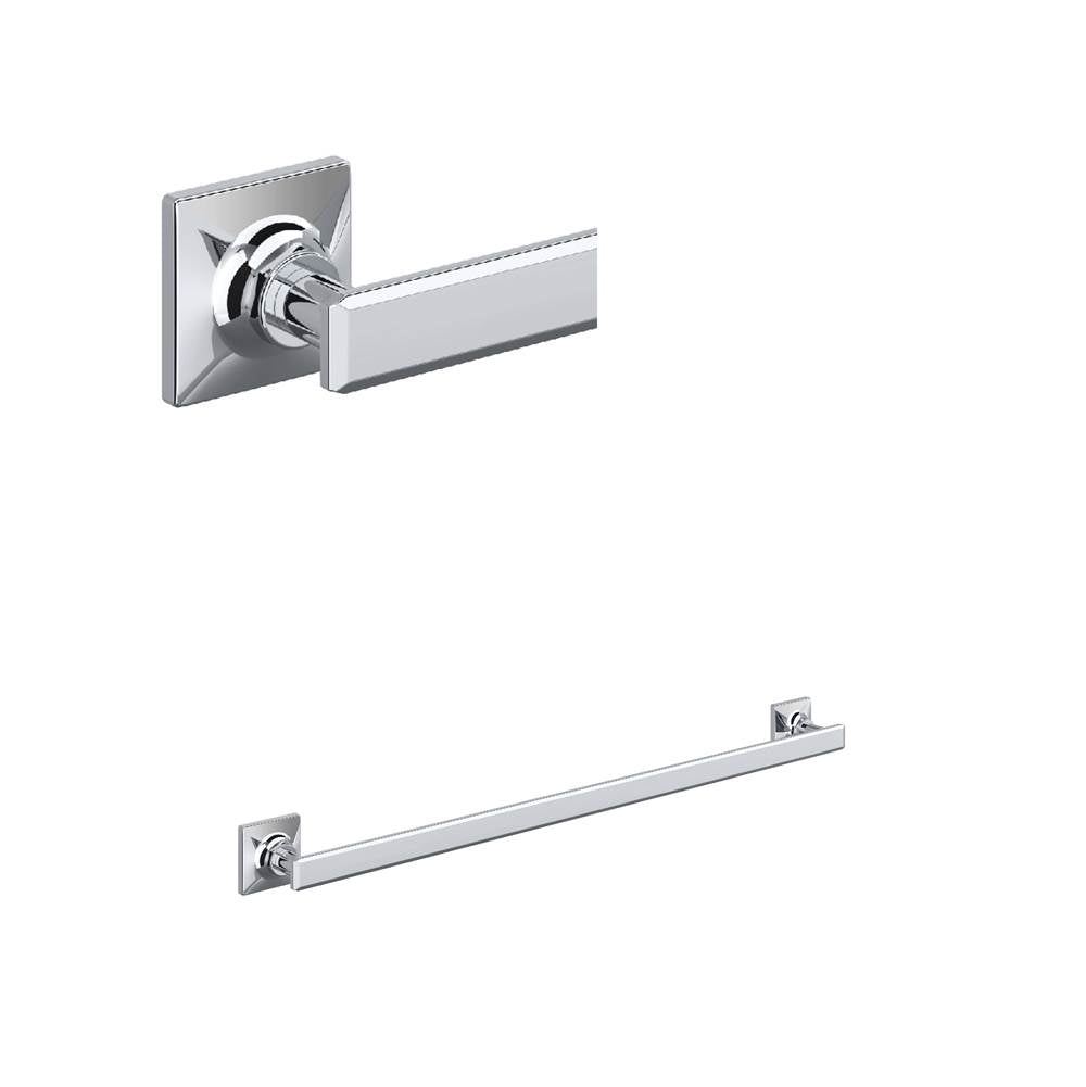 Rohl - ApothecaryE 24'' Towel Bar - Polished Chrome