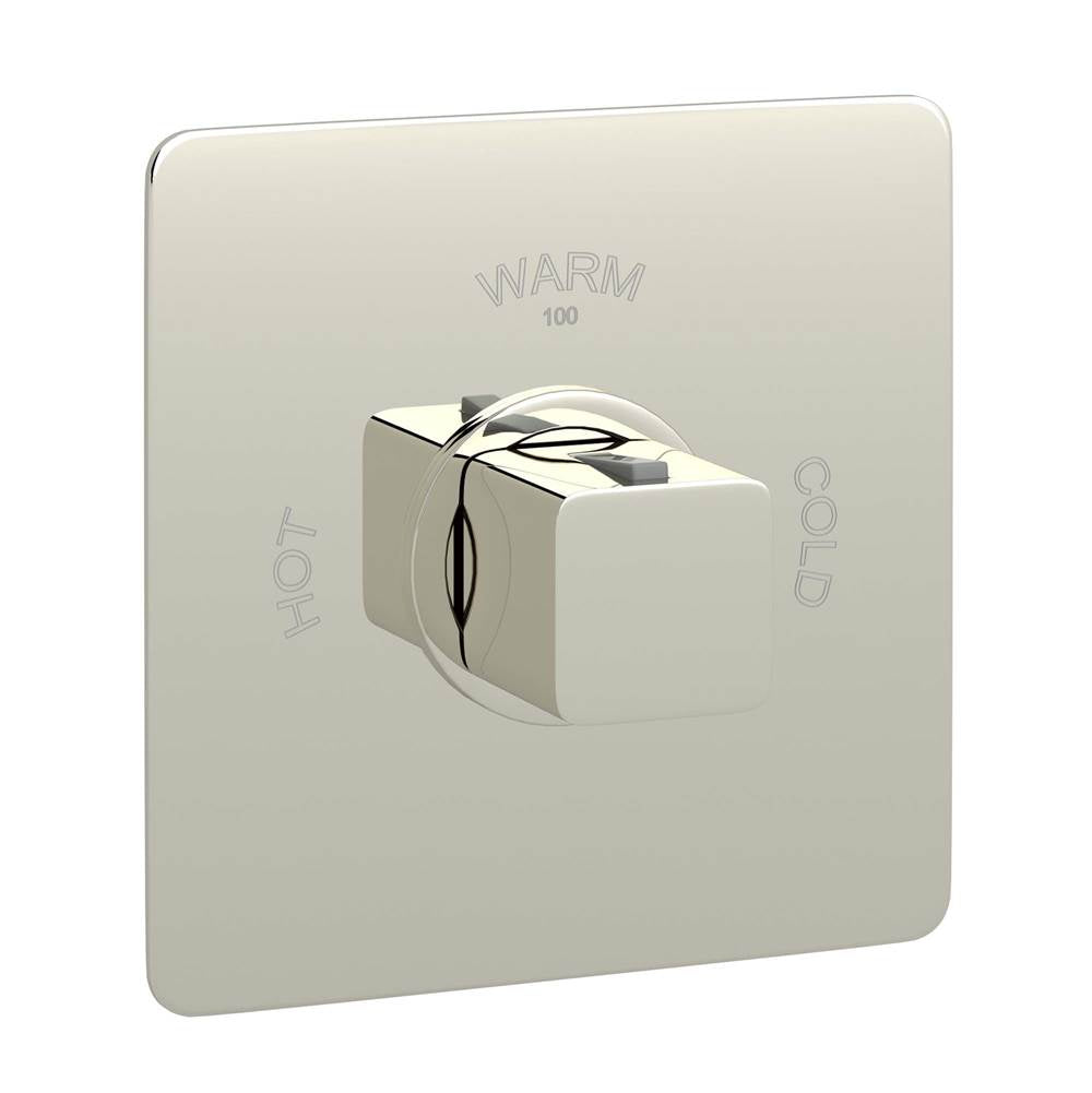 Rohl - QuartileE 3/4'' Thermostatic Trim Without Volume Control - Polished Nickel