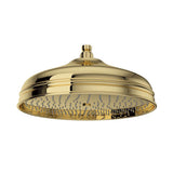 Rohl - 12'' Rain Showerhead - Unlacquered Brass