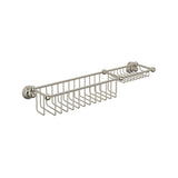 Rohl - 20'' Bottle Basket With Soap Tray - Polished Nickel